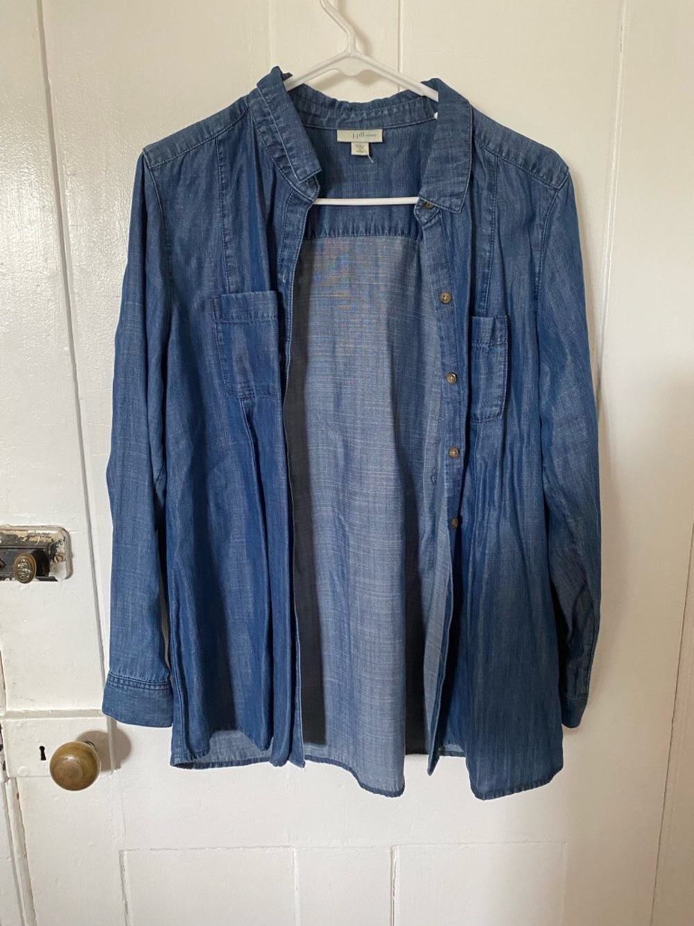 J. Jill Denim Shirt in Medium Blue